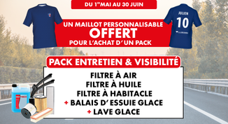 PACK ENTRETIEN ET VISIBILITÉ = MAILLOT OFFERT
