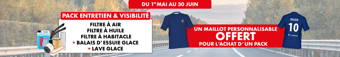 PACK ENTRETIEN ET VISIBILITÉ = MAILLOT OFFERT
